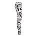 Alexandra Collection Love Dance Leggings for Women Black/White