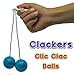 You Get 1 Clackers Balls on a String- Colors May Vary