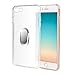 iPhone 7 Case,for iphone 8 case with 360° Rotating Ring Grip Holder Stand Compatible with Magnetic Car Mount Anti-Fingerprint Slim Cover for iPhone 7/7S/8 (clear)