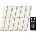 Anbock Under Cabinet Lighting Remote control LED Closet Light Battery Powered Lights Wireless Under Counter Lighting Touch LED Lights Stick on Lights Perfect for Kitchen Stairs Pantry Warm White 3000K primary