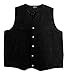 Wyoming Traders Men's Regular Wyoming Wool Vest, Black, Large