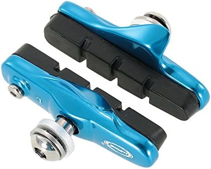 1 Pair Blue Bicycle Brake Shoes Road Cycling Mountain Bike Brake Shoe Brake Pads