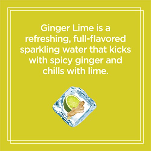 Sparkling Ice, Ginger Lime Sparkling Water, Zero Sugar Flavored Water