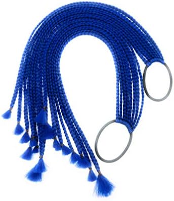 エクステ ブレイズ ヘアゴム付きブレイズ ブルー2セット Tarunniketanpublicschool Com