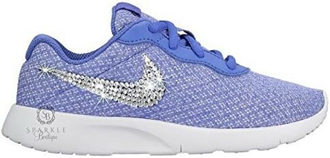 Swarovski KIDS Nike Tanjun - Bling Nike - Nike for Kids - Girls Nike - Purple Color - Custom - Choose Your Crystal - SparkleBoutique2U