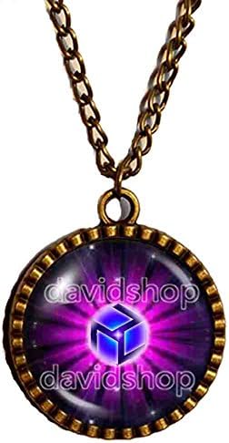 Antahkarana Necklace Chakra Symbol Pendant Reiki Healing Jewelry