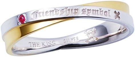 ザ キッス The Kiss Opr 01ye Rb 9号 ルフィ ゴールドver ルビー メッセージ シルバー リング
