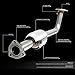 OE Style Catalytic Converter Exhaust Pipe Replaces for Honda Civic EX GX 01-05