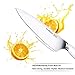 Chef Knife 8 inch, Godmorn Kitchen Knife Vegetable Knife, German High Carbon Stainless Steel, with Ergonomic White Handle, Ultra Sharp & Well Balance for Kitchen and Home