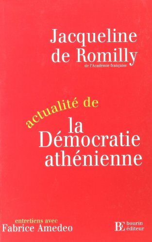 Actualité de la démocratie athénienne