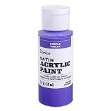 Darice 30062610 Satin Purple, 2 Ounces Acrylic Paint,