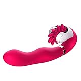 2 in 1 Licking and Shaking Mini GC Female 12 Frequency Relax Tool Oral Tongue 600 Times Per Minutes Stimulation Vibrator for Woman