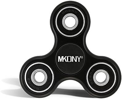 MKONY Fidget Spinner Hand Spinner, EDC Spinner Fidget Toys, tri-spinner fidget, and Ultra Speed - Premium Hybrid Ceramic Bearing