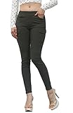 Mascara Women's Colored Skinny Jeans Jeggings Cargo Pants Elastic Waist
