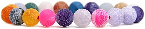 Natural Gemstone 10mm Round Beads Stretch Bracelet 7 Inch