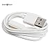 GEARPLEX Magnetic Smart Watch Charging Cable Compatible with Apple, Samsung, and Fitness Watches, Quick Charge USB Type-C, 7.62mm with 4-Pin Connections (USB Type-A [3 Feet], White)