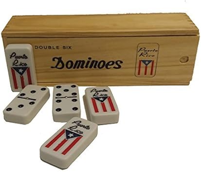 Puerto Rico Domino Set Flag (Bandera) by Domino Bandera: Amazon.es: Juguetes y juegos