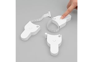 2Pcs Measuring Tape - Soft Flexible Sewing Tape, Professional Circumference Measuring Ruler for Body Measurement (White)