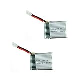 Qsmily® 2Pcs 500mAh 3.7V Lipo Battery for Wltoys V931 F949 XK K123 Airplane Helicopter