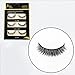 AccMart Magnetic Eyelashes Dual Magnet Glue-free 3D Reusable Full Size Natural False Lashes for Natural Look (6PCS)