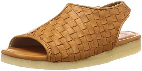 高い素材 シャーリングゴム Feel 本革バックストラップ メッシュナチュラルサンダル レディース