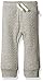 Burt's Bees Baby Baby Sweatpants, Knit Jogger Pants, 100% Organic Cotton, Heather Grey Quilted, 0-3 Months