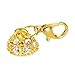 Dsmile Magnetic Jewelry Clasps Rhinestone Ball Style for Jewelry Necklace Bracelet,10 mm Gold/Silver Plated 12 Sets
