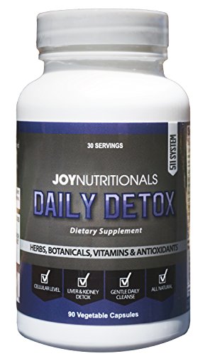 Daily Detox - Advanced Liver, Kidney and Cellular Support, Detox & Cleanse Supplement. Non-laxative, Senna free. All Natural, Non GMO with Milk Thistle, Ashwagandha, Bacopa, Schisandra & More.