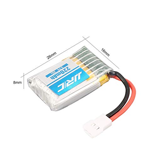 Heraihe JJR/C 3.7V 220mAh 25C 2S Li-po Rechargeable Battery Spare Parts Accessories for JJR/C H64 RC Drone Quadcopter Aircraft UAV - Thumbnail 6
