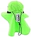 JFH GROUP Mens Womens Unisex Packable Wide Brim Summer Hat w/Neck Flap (F006 Neon Green)