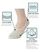 OSABASA H2H Womens Casual No-Show 3Pairs Socks of Various Pastel Colors BEIGE M (SET3KWMS058)