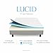 LUCID 6 Inch Memory Foam Mattress - Dual-Layered - CertiPUR-US Certified - Firm Feel - Twin XL Size