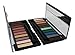 Celavi Eye Shadow Compact Palette w/ Built in Mirror and Dual Headed Sponge Applicator (2 Palettes - Glow & Nude)