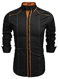 Coofandy Men's Button Down Dress Shirts Casual Slim Fit Shirts
