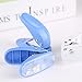 Mini Type 1-Hole Punch with Scrap Collector - 2 Pcs White & Blue