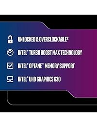 Intel Core i7-9700K - Procesador de escritorio (8 núcleos, hasta 4.9 GHz, Turbo desbloqueado, LGA1151 300 Series, 95 W)