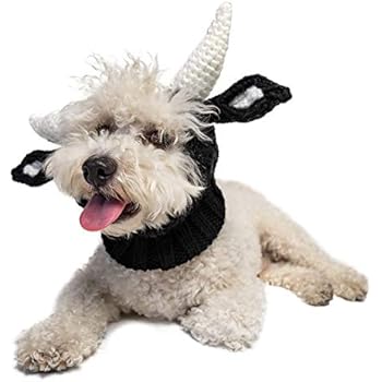 Zoo Snoods Bull Dog Costume - Neck and Ear Warmer Snood for Pets (Medium)