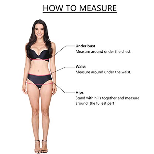 Sagton Women's Push-up Bikini Bra Solid Color Swimwear Tankini Monokini