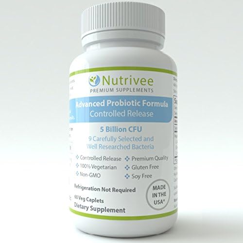 **OVERSTOCK CLEARANCE EXP OCT 2017** Nutrivee Advanced Probiotic - 5 Billion CFU - 9 Strains - Patented Delayed Release Technology - 60 ct. - 18 Months Guaranteed Potency