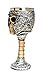 Bellaa 21015 Skull Wine Goblet Chalice, Ossuary Skeleton Drinking Cup