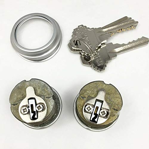 RI-KEY SECURITY - 2 Mortise Lock Cylinders 1" for Commercial Store Front Entry Door Adams Rite