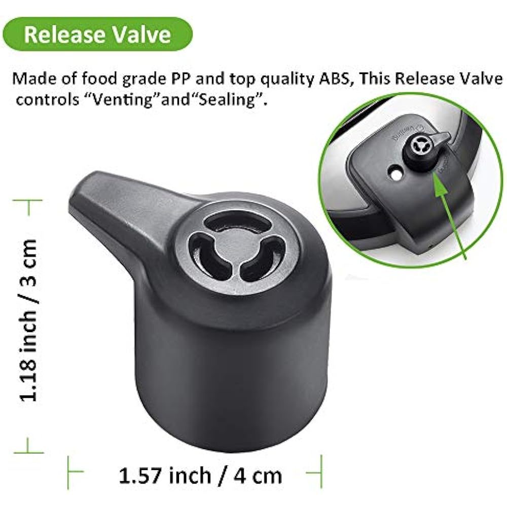 Steam Release Handle, Float Valve Compatible Instant Pot Duo/Duo Plus 3