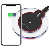 Ailun Wireless Charger,Ultra-Slim&Protable,Slip-Proof Pad,Universal for All Qi-Enabled Devices,Compatible iPhone8/8plus/X/Xs/XR/Xs Max,Galaxy S9/S9 plus,S7/S7Edge,S6/S6 Edge/S6 Active,Note8 9[Crystal]