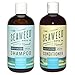 Seaweed Bath Company Unscented All Natural Organic Shampoo and Conditioner Bundle With Organic Bladderwrack Seaweed, Aloe Vera, Argan Oil and Vitamin E, 12 fl. oz. each