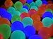 Glow King Black Light Reactive Neon Balloons | Glow In The Dark Latex Balloons in Multiple Colors | Fun UV Fluorescent Party Gift for Events | Luminous Ballons for Birthday Decoration – 50 Pack