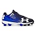 Under Armour Kids Baby Boy's UA Leadoff Low RM Jr. Baseball (Toddler/Little Kid/Big Kid) Black/Royal 6 M US Big Kid