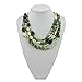 Bocar Multi Layer 5 Strand Statement Collar Beaded Necklace for Women Gift(NK-10376)