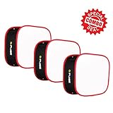 Kamerar DFuse 3pc Combo Collapsible Softbox for Aputure Amaran 528/672 LED Light Panels: Foldable, Portable Diffuser, Carrying Bag, Strap Attachment for Studio Photography, Camera Photo Shoot Video