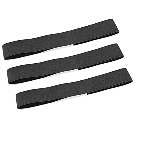 Fayme 3Pc/Lot Elastic Headband 60cm Grip Band 3.5cm Width Nylon Sticker Headband for Closure Frontal Wigs Lay Down
