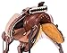 AceRugs Youth Kids Roping Cowboy Horse Saddle TACK Set Western Ranch Work Leather Tooled Headstall REIN Breastplate (Chestnut, 12)thumb 2